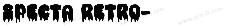 Specta Retro字体转换